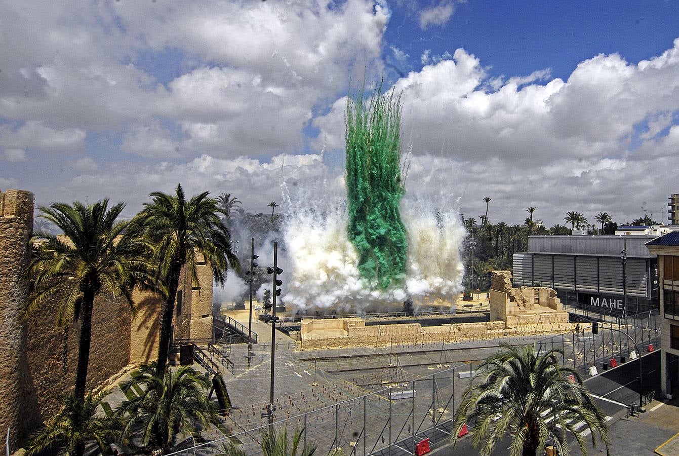 Última mascletá de las Fiestas de Elche