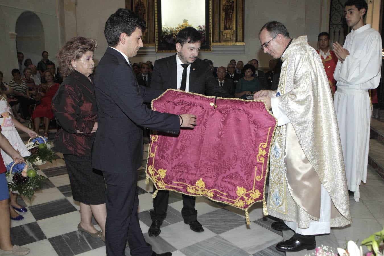 Misa y procesión en honor a la Virgen de Huertas