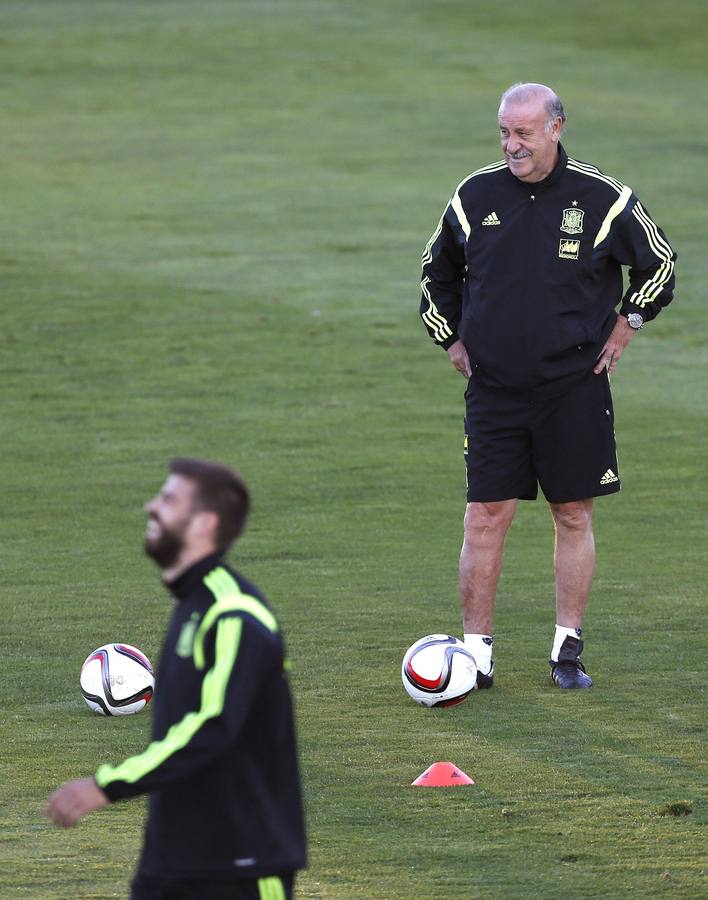 La selección entrena pensando en la Eurocopa