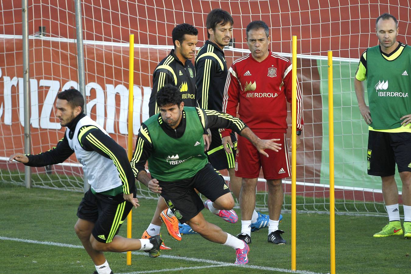 La selección entrena pensando en la Eurocopa