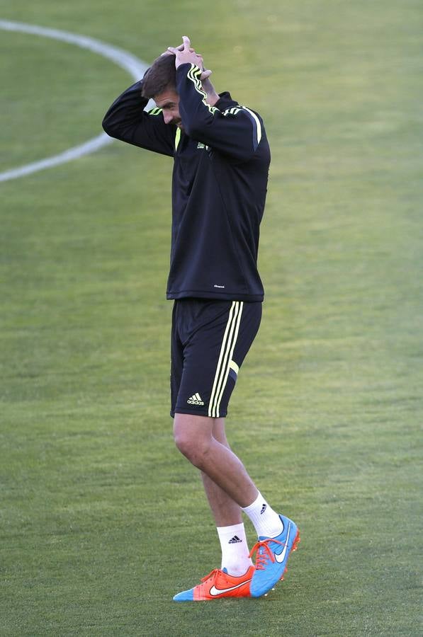 La selección entrena pensando en la Eurocopa