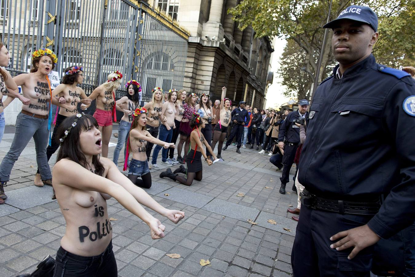 Protesta de Femen en París