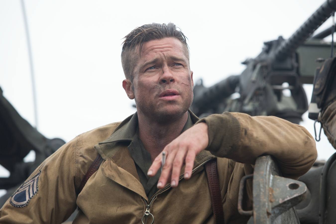 Brad Pitt, en 'Corazones de acero'.