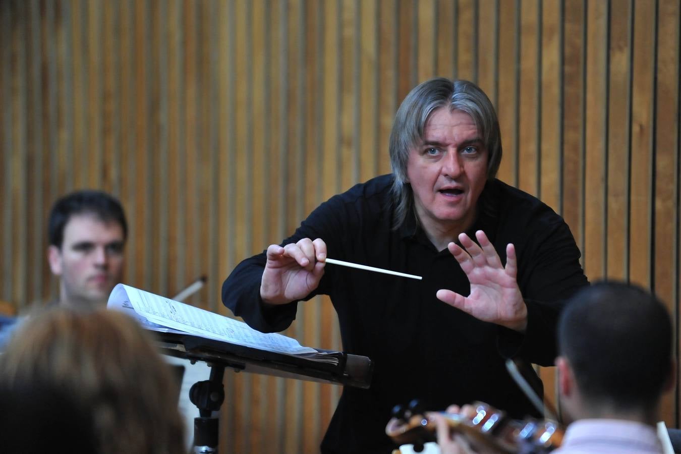 Ensayo de Igro Dronov en el Auditorio de Murcia.