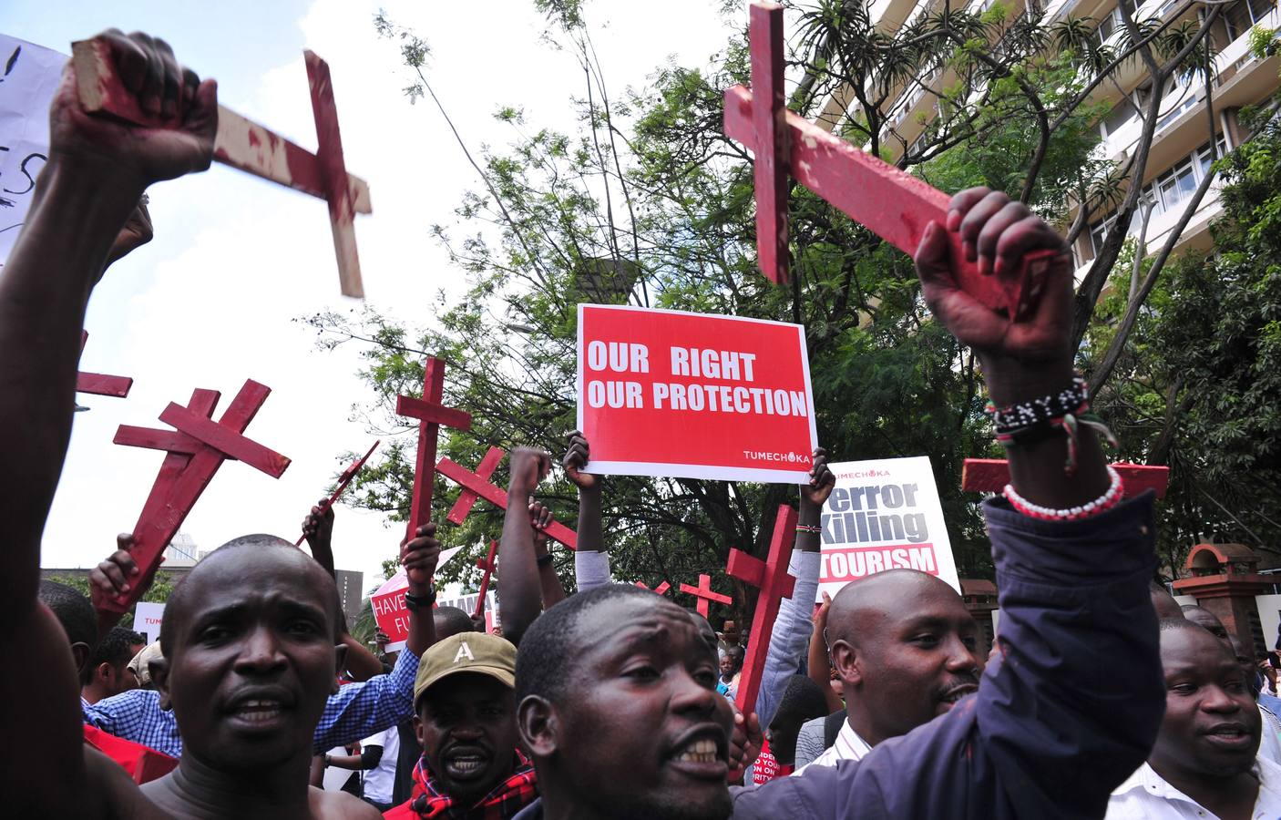 Protestas en Nairobi contra el gobierno