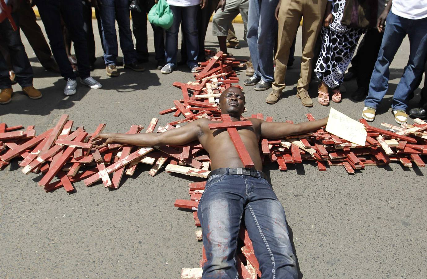 Protestas en Nairobi contra el gobierno