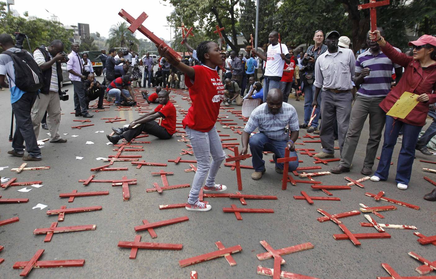 Protestas en Nairobi contra el gobierno