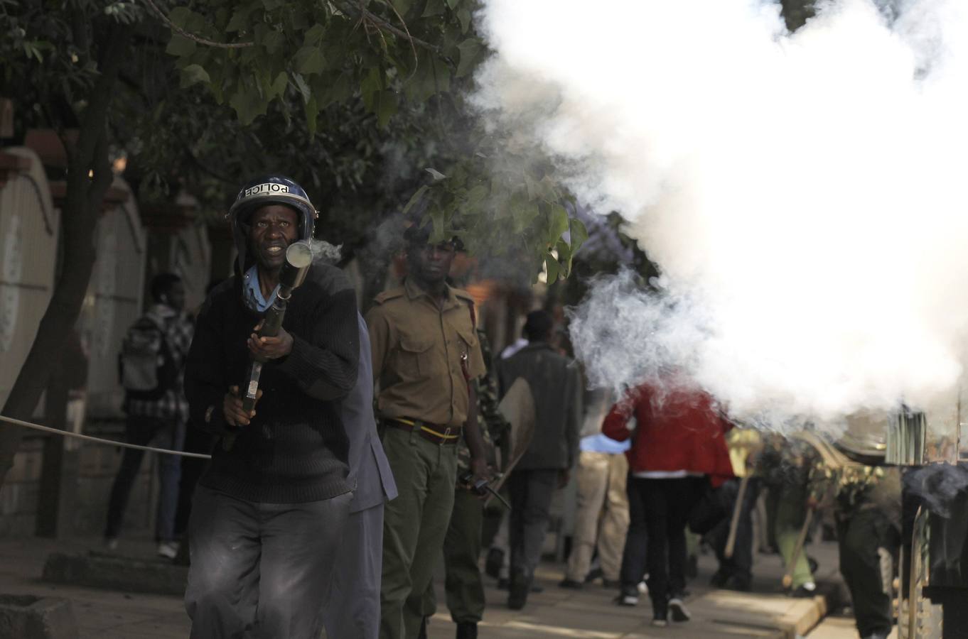 Protestas en Nairobi contra el gobierno