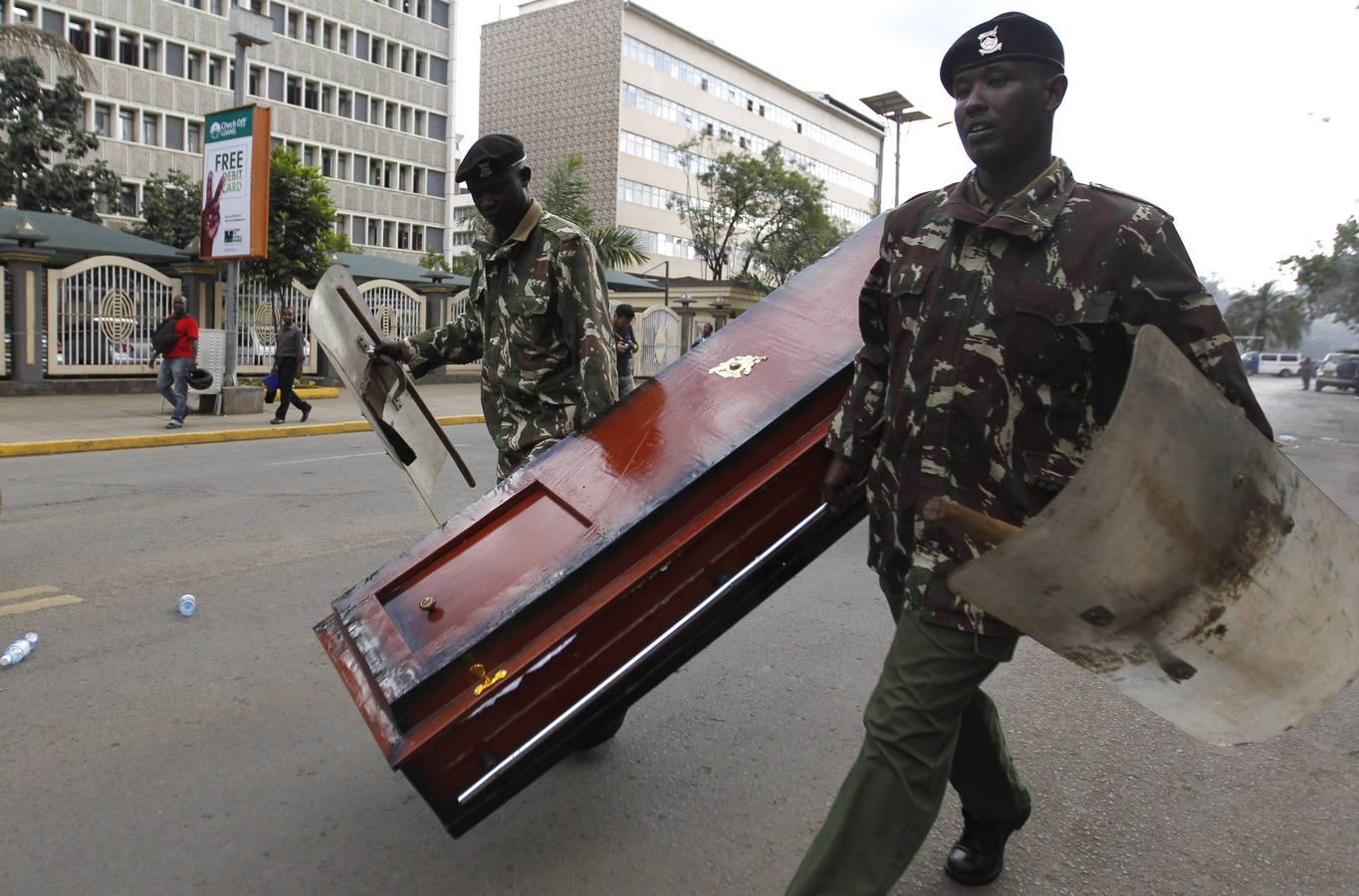 Protestas en Nairobi contra el gobierno