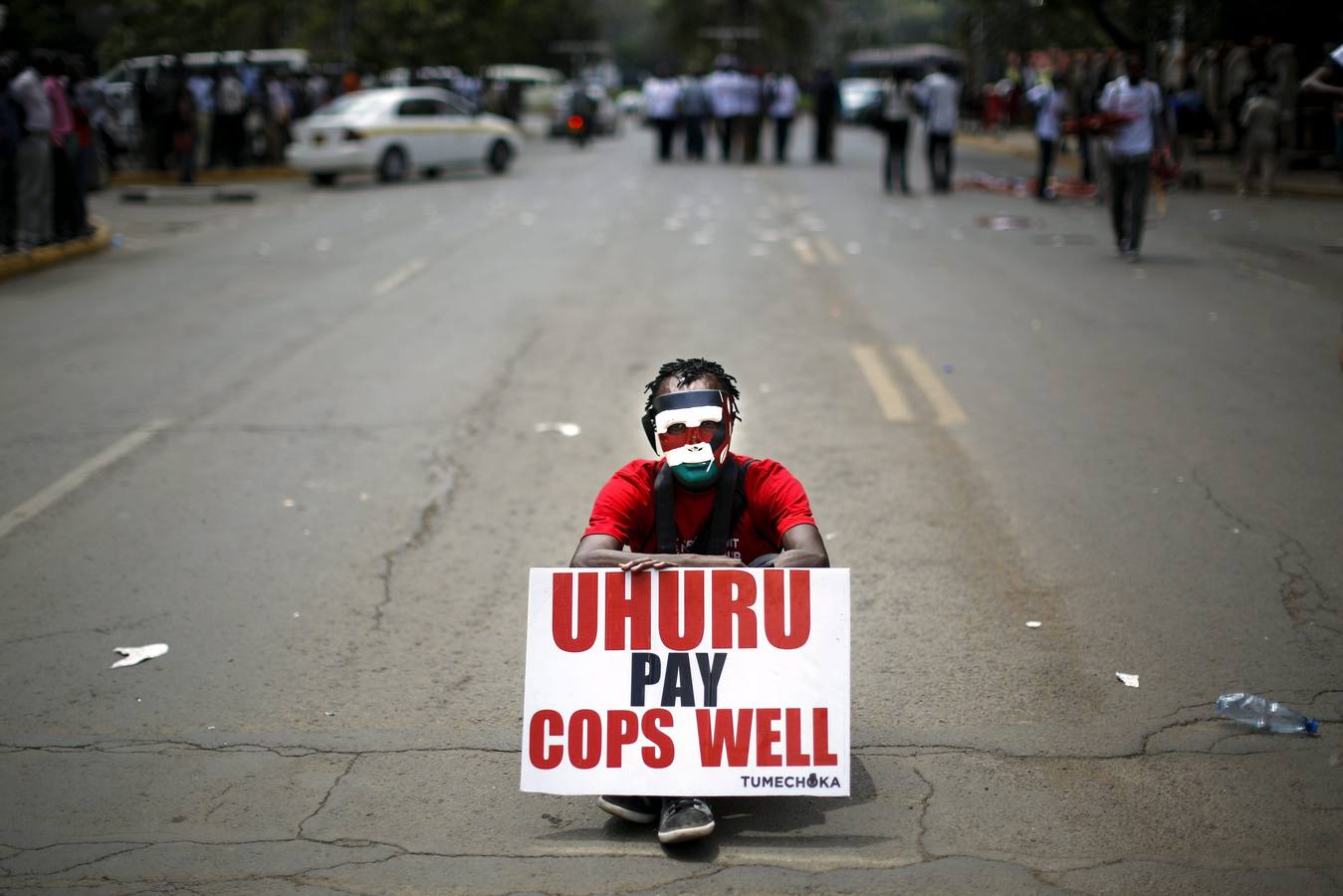 Protestas en Nairobi contra el gobierno