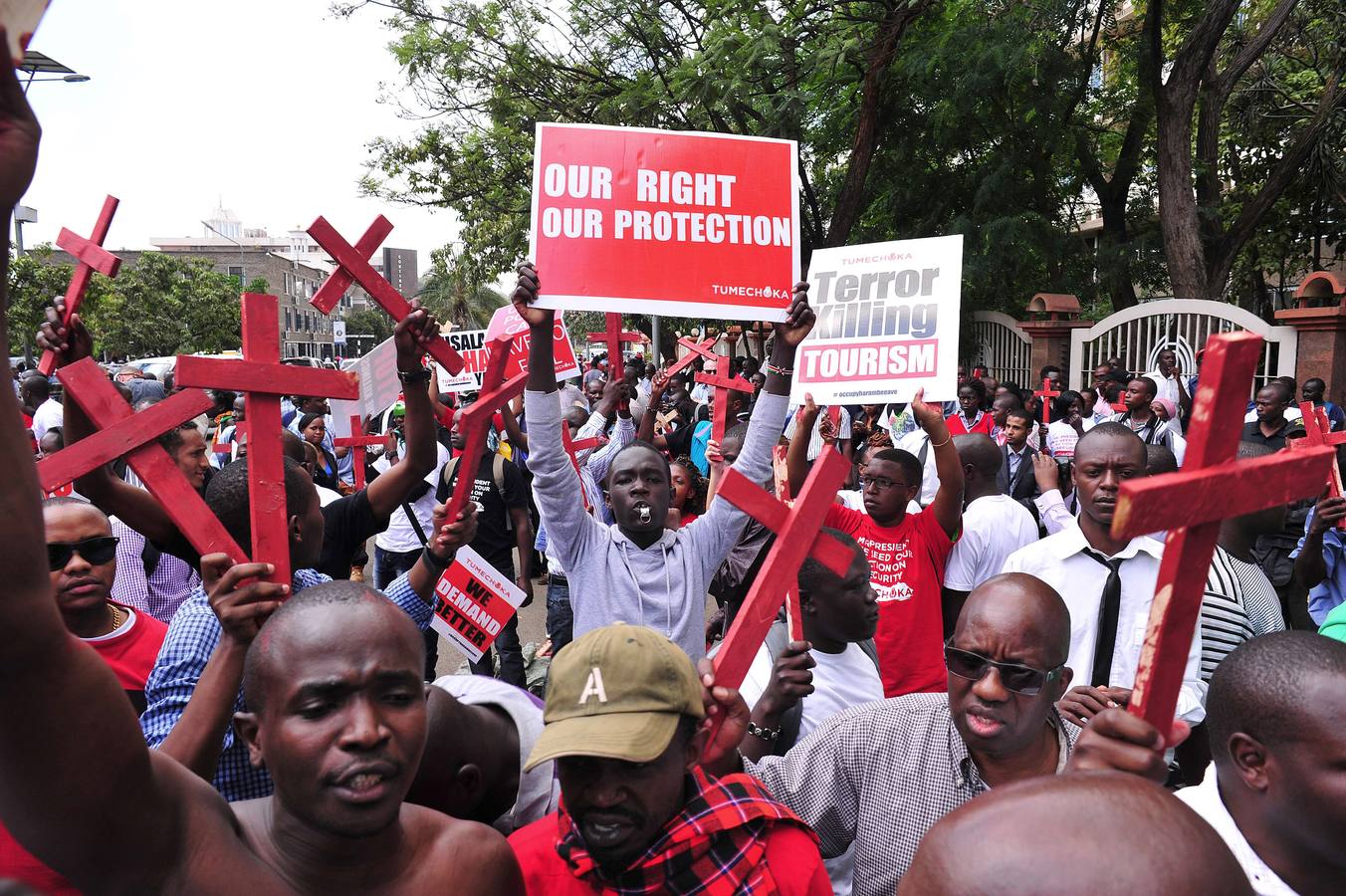 Protestas en Nairobi contra el gobierno