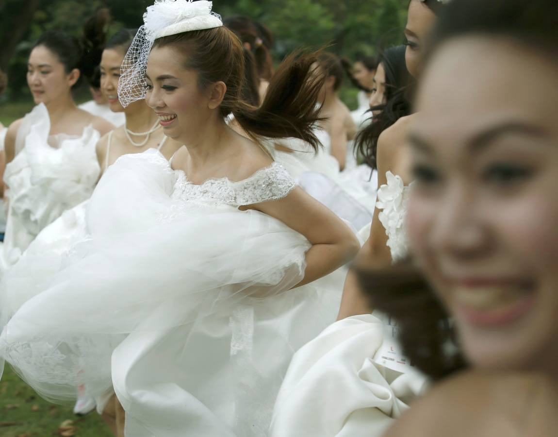 &#039;Running&#039; de recién casadas