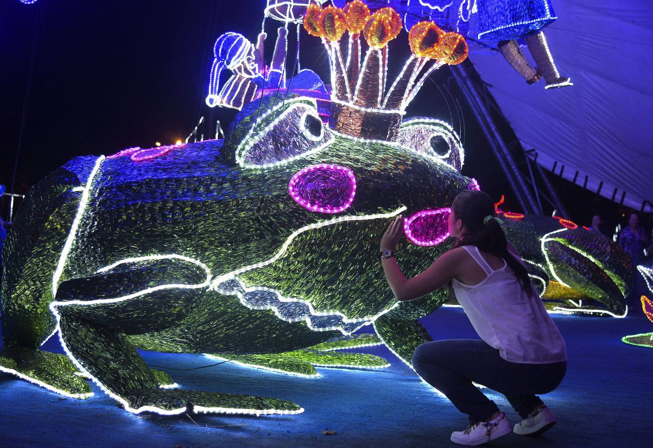 Espectacular alumbrado navideño en Medellín