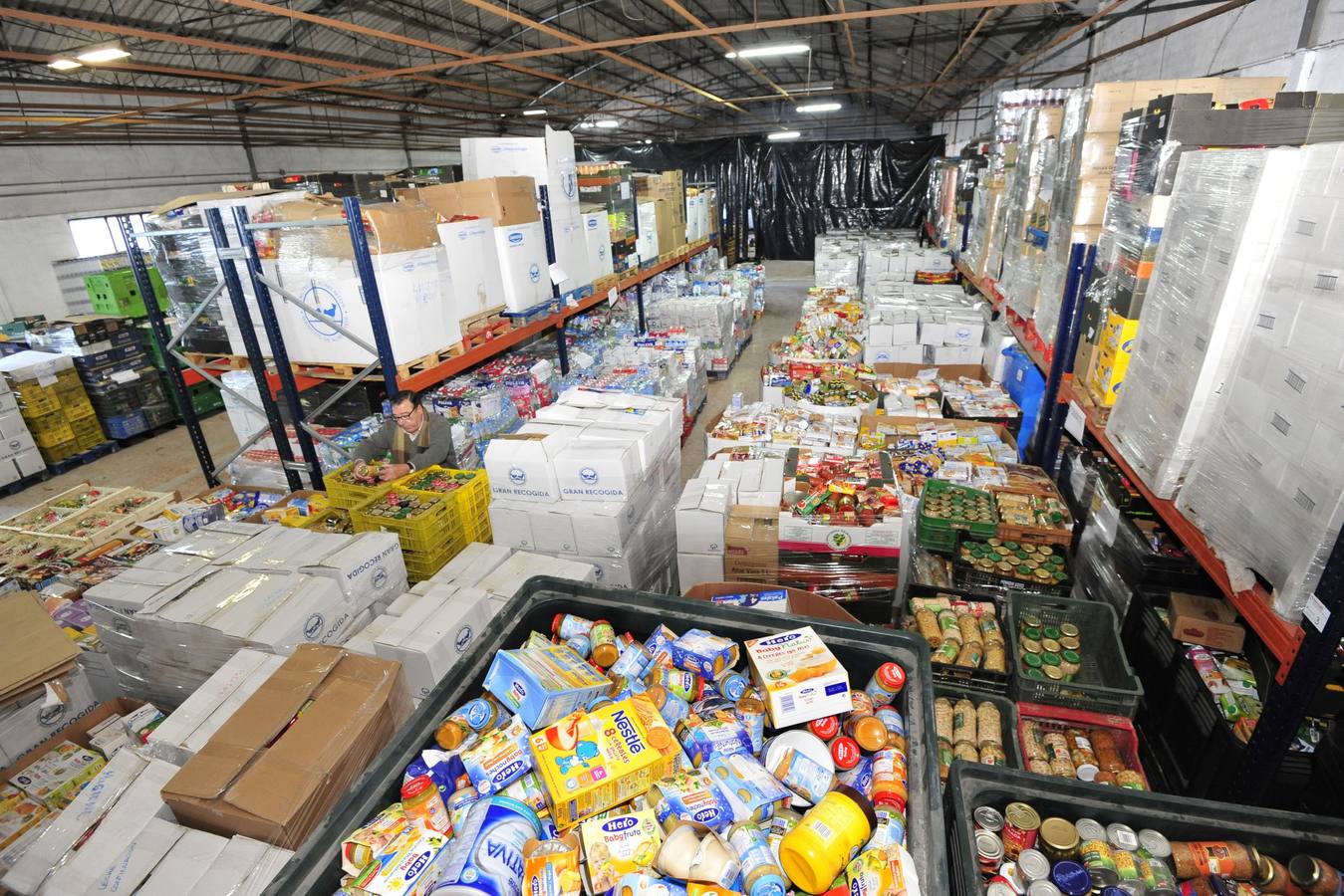 La Gran Recogida de Alimentos este año ha alcanzaco los 300.000 kilos  (11-12-2014).