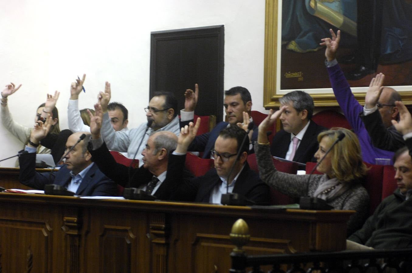 Pleno en el Ayuntamiento de Elche