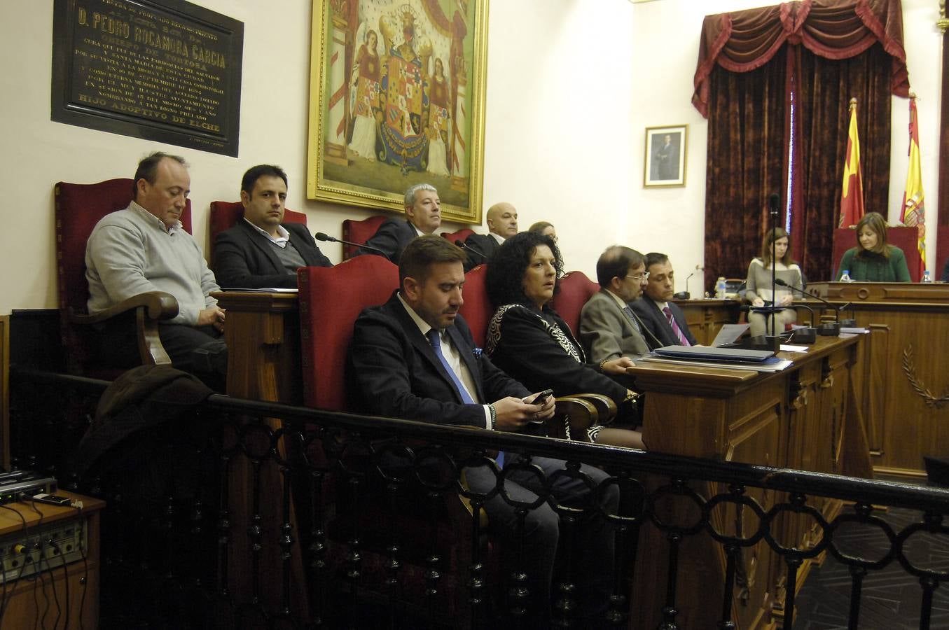 Pleno en el Ayuntamiento de Elche