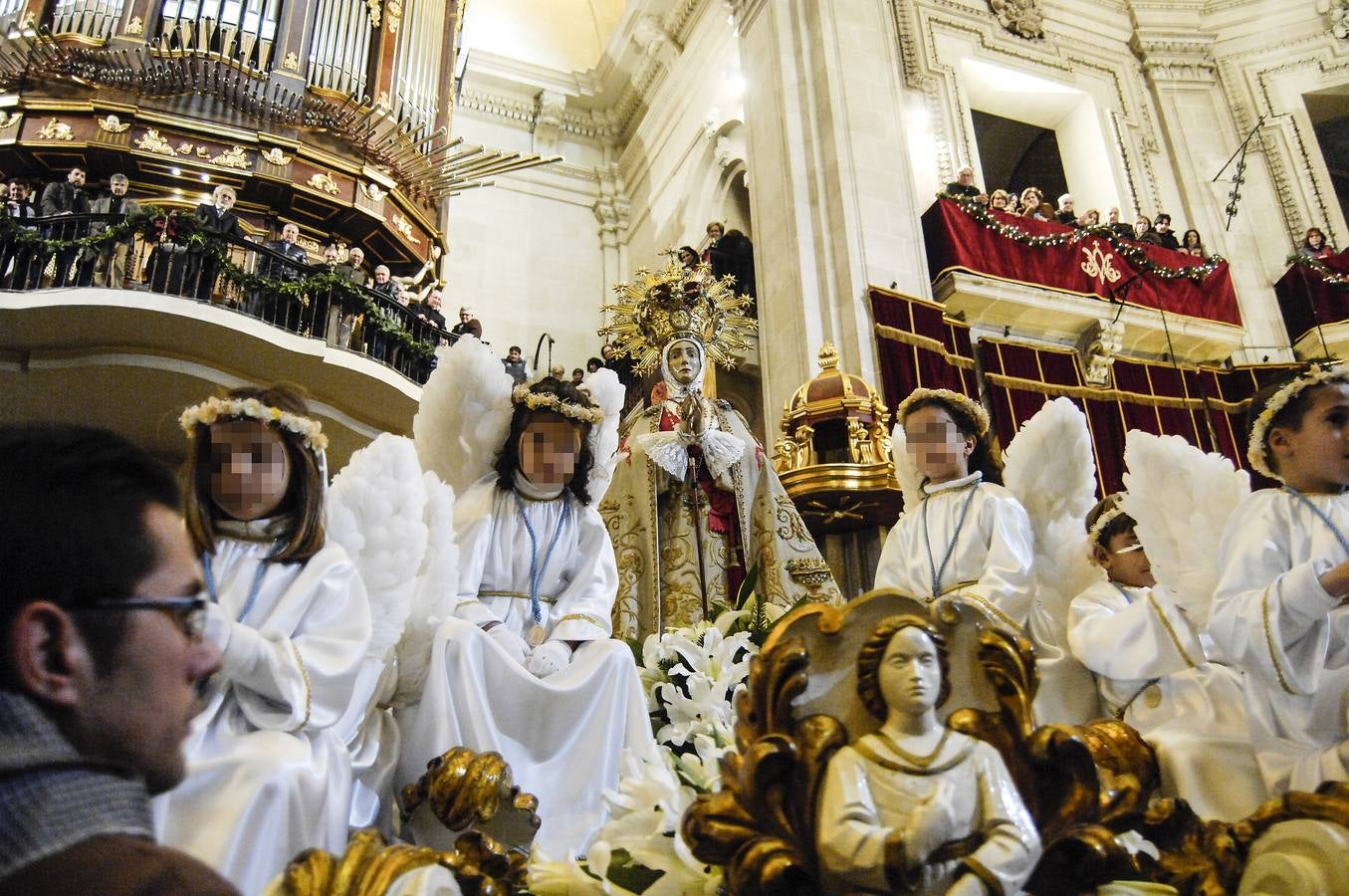 Procesión de la Virgen en Elche