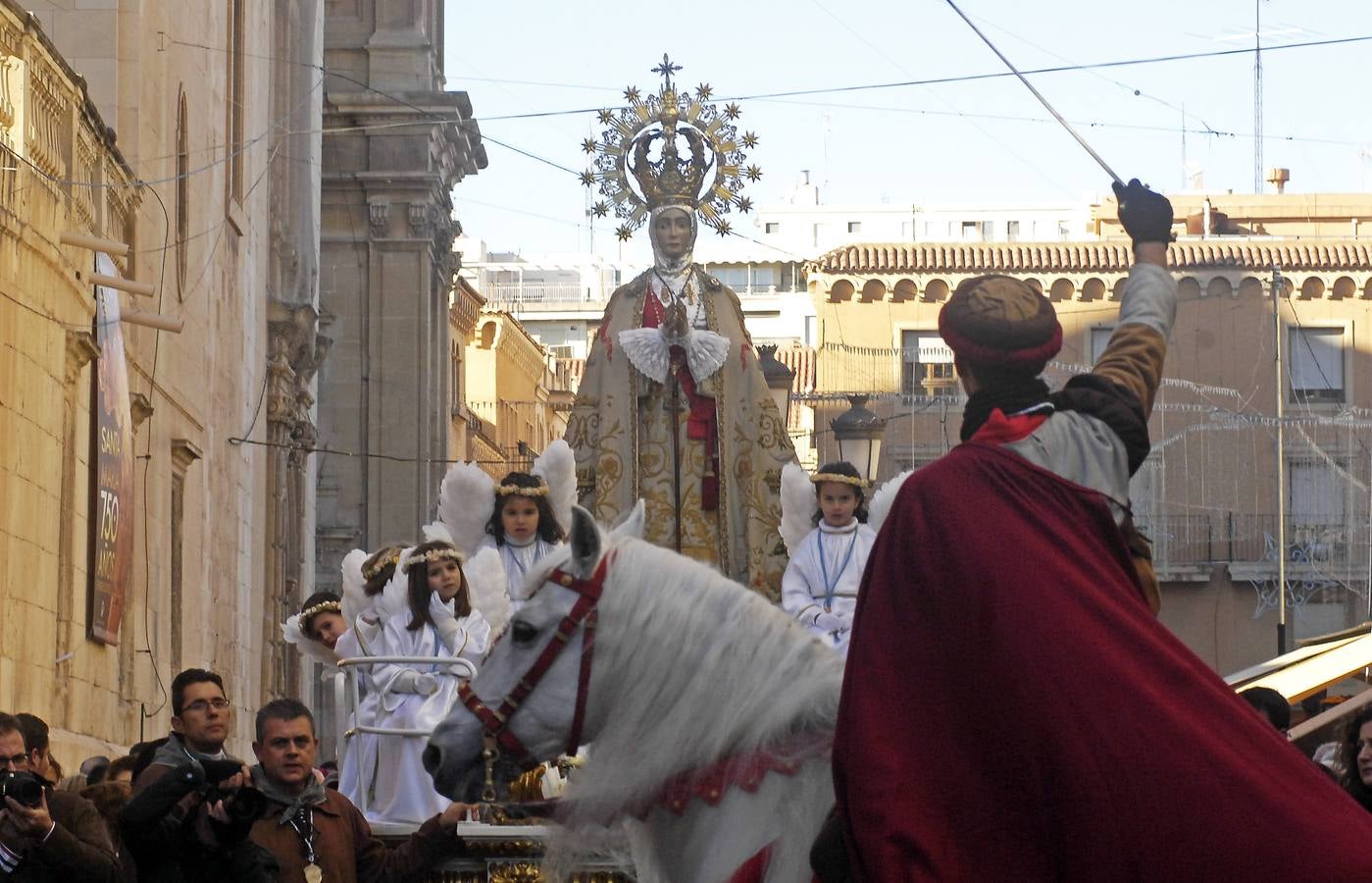 Procesión de la Virgen en Elche