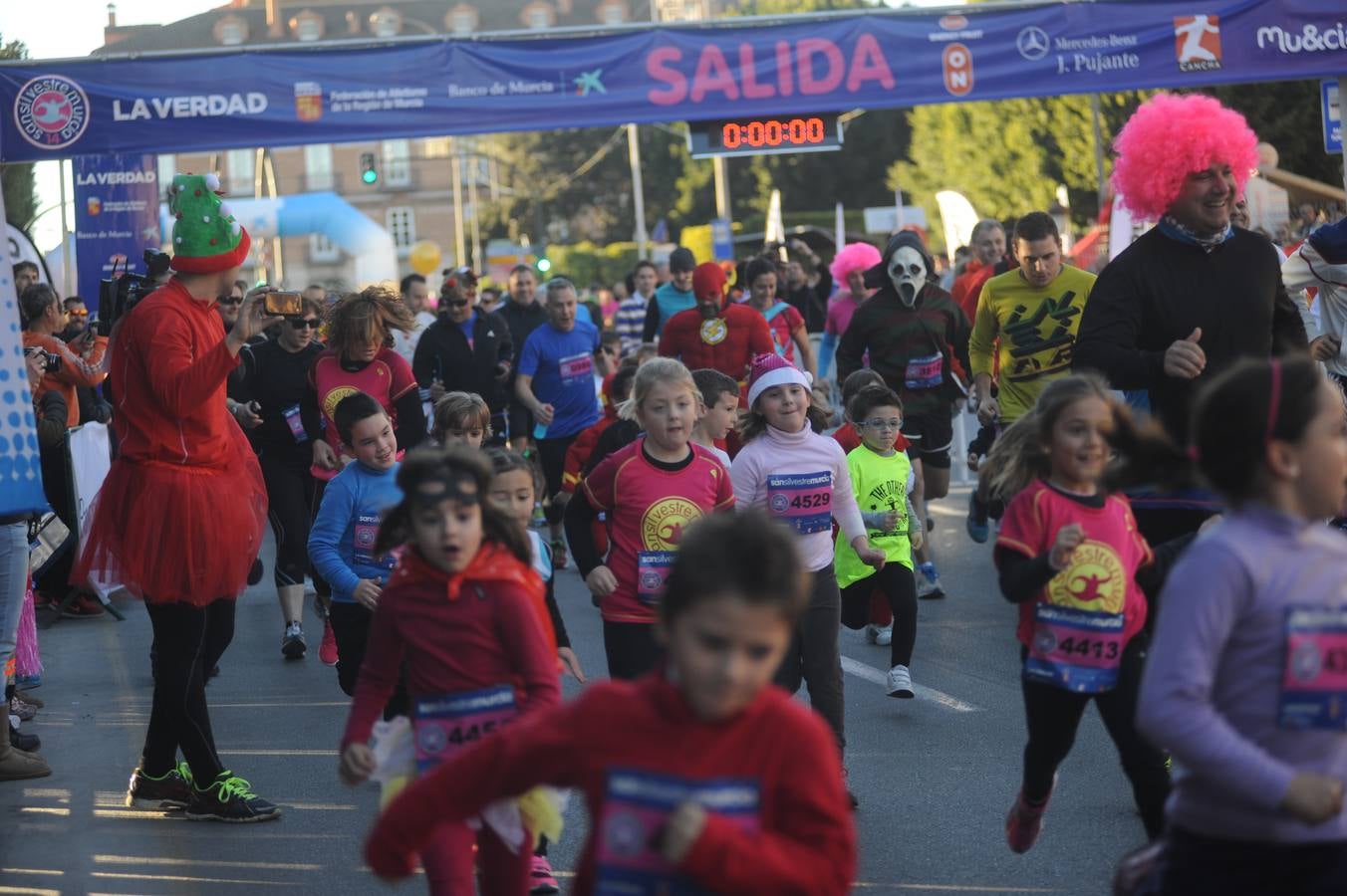 Los niños corren la San Silvestre de Murcia 2014