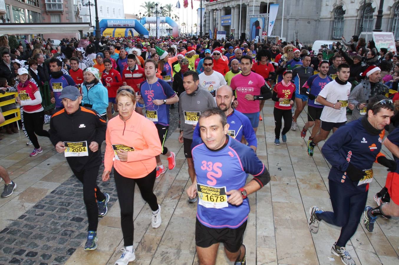 Salida de la San Silvestre de Cartagena