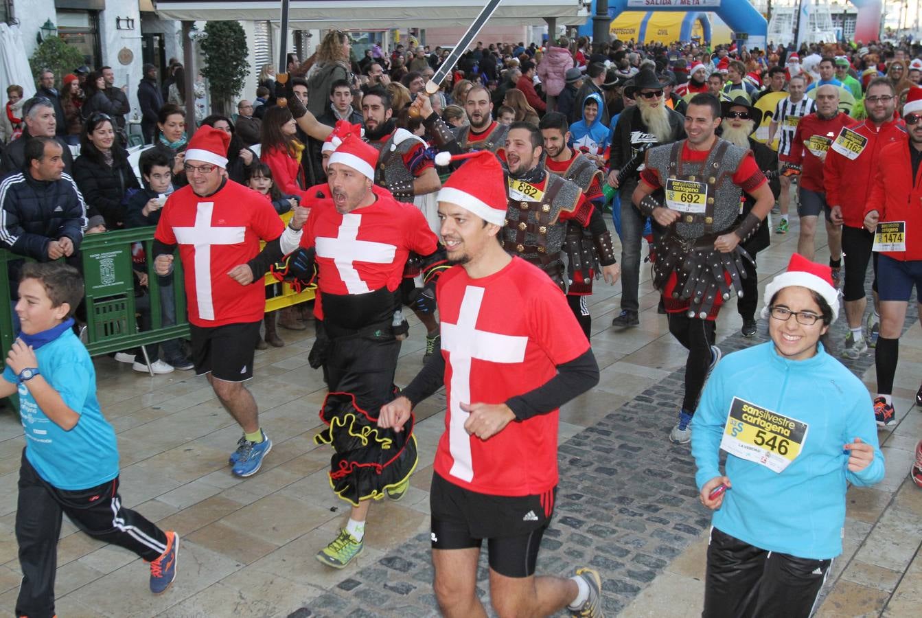 Salida de la San Silvestre de Cartagena