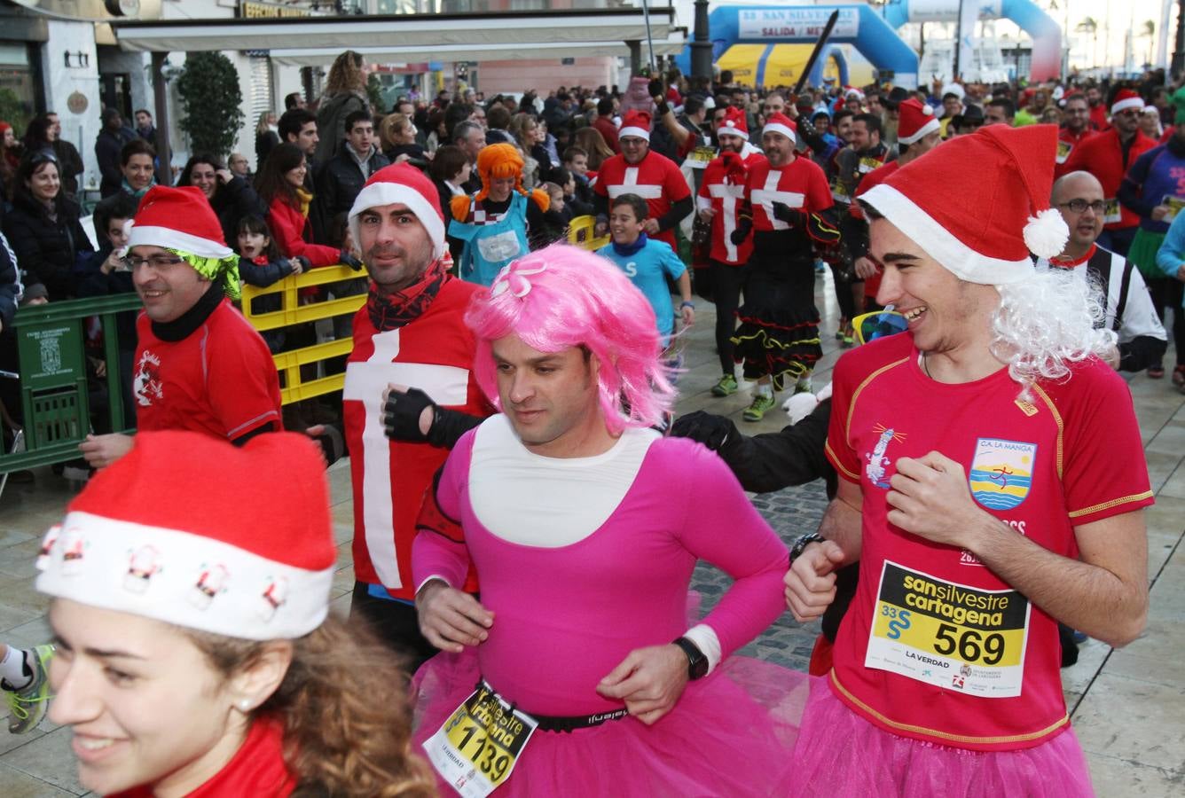 Salida de la San Silvestre de Cartagena