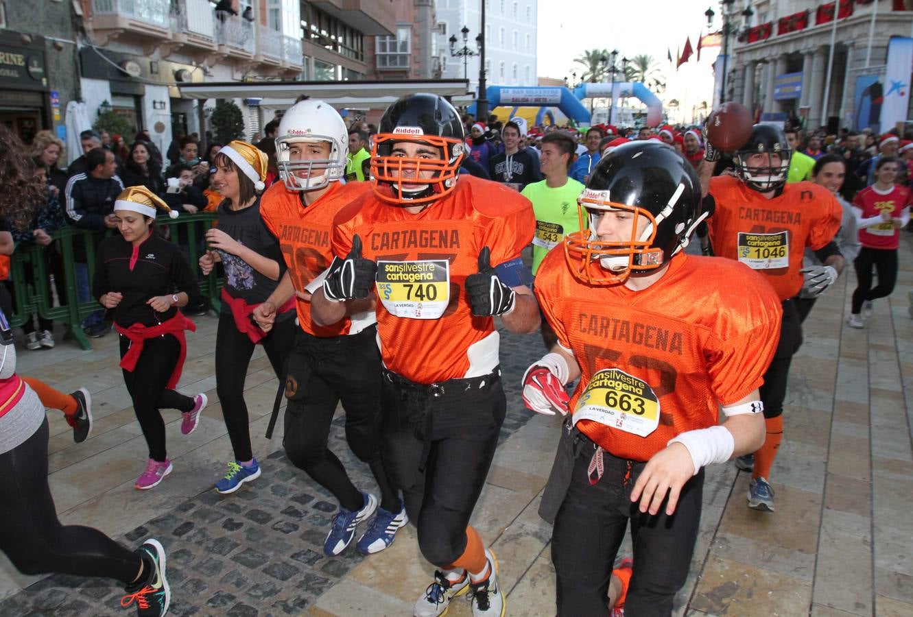 Salida de la San Silvestre de Cartagena