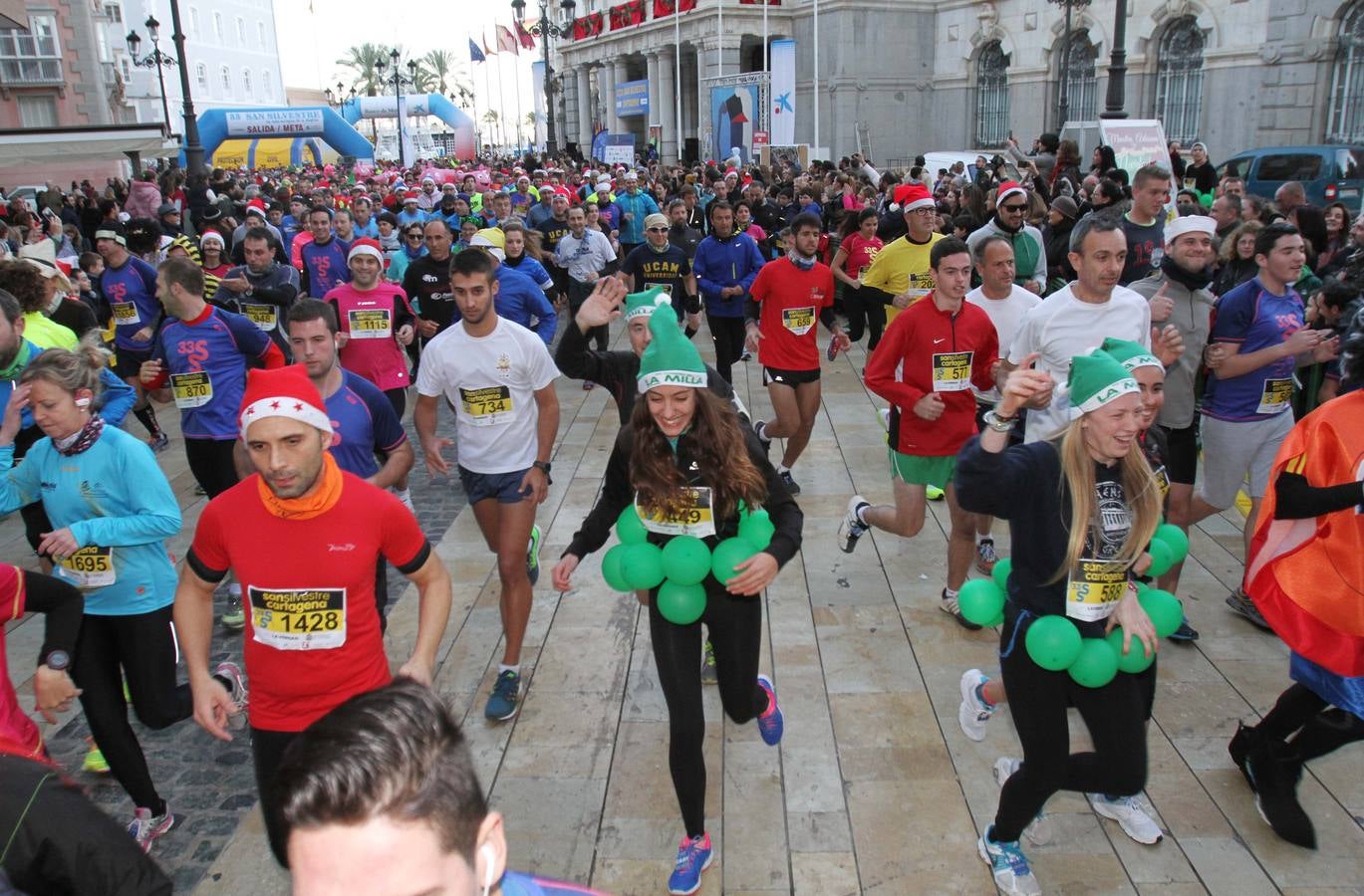 Salida de la San Silvestre de Cartagena