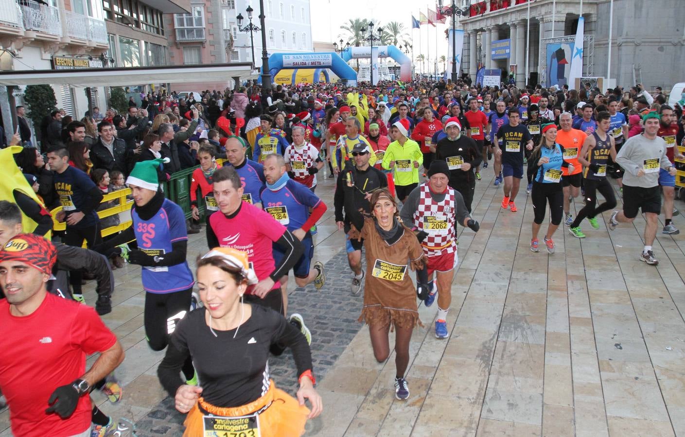 Salida de la San Silvestre de Cartagena