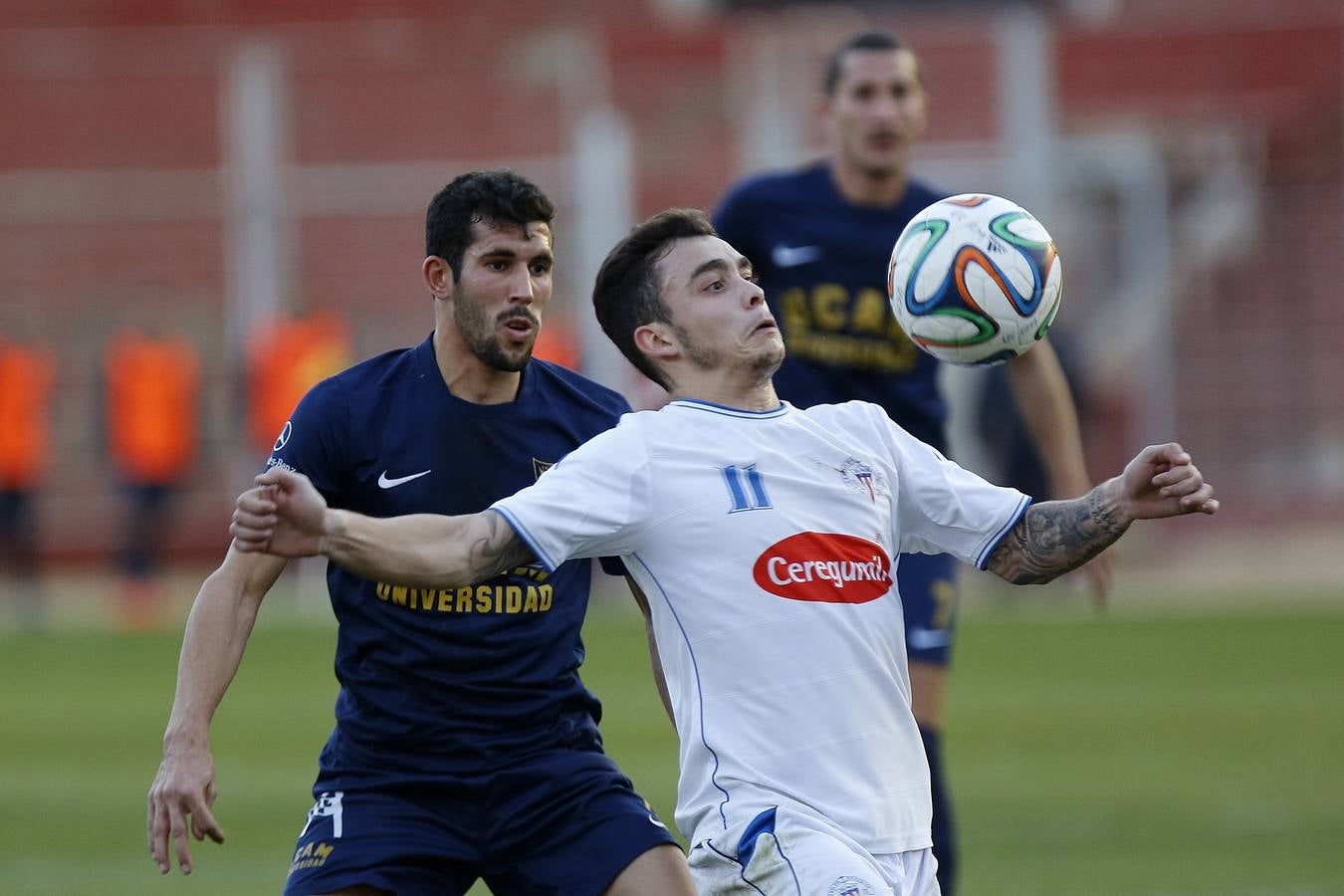 El UCAM Murcia, campeón de invierno tras vencer a El Palo (2-0)