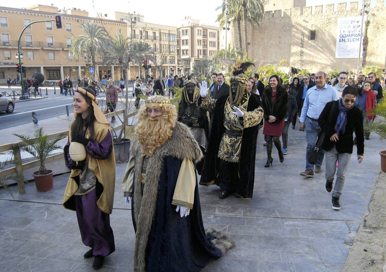 Los Reyes Magos en el Belén Viviente de Elche