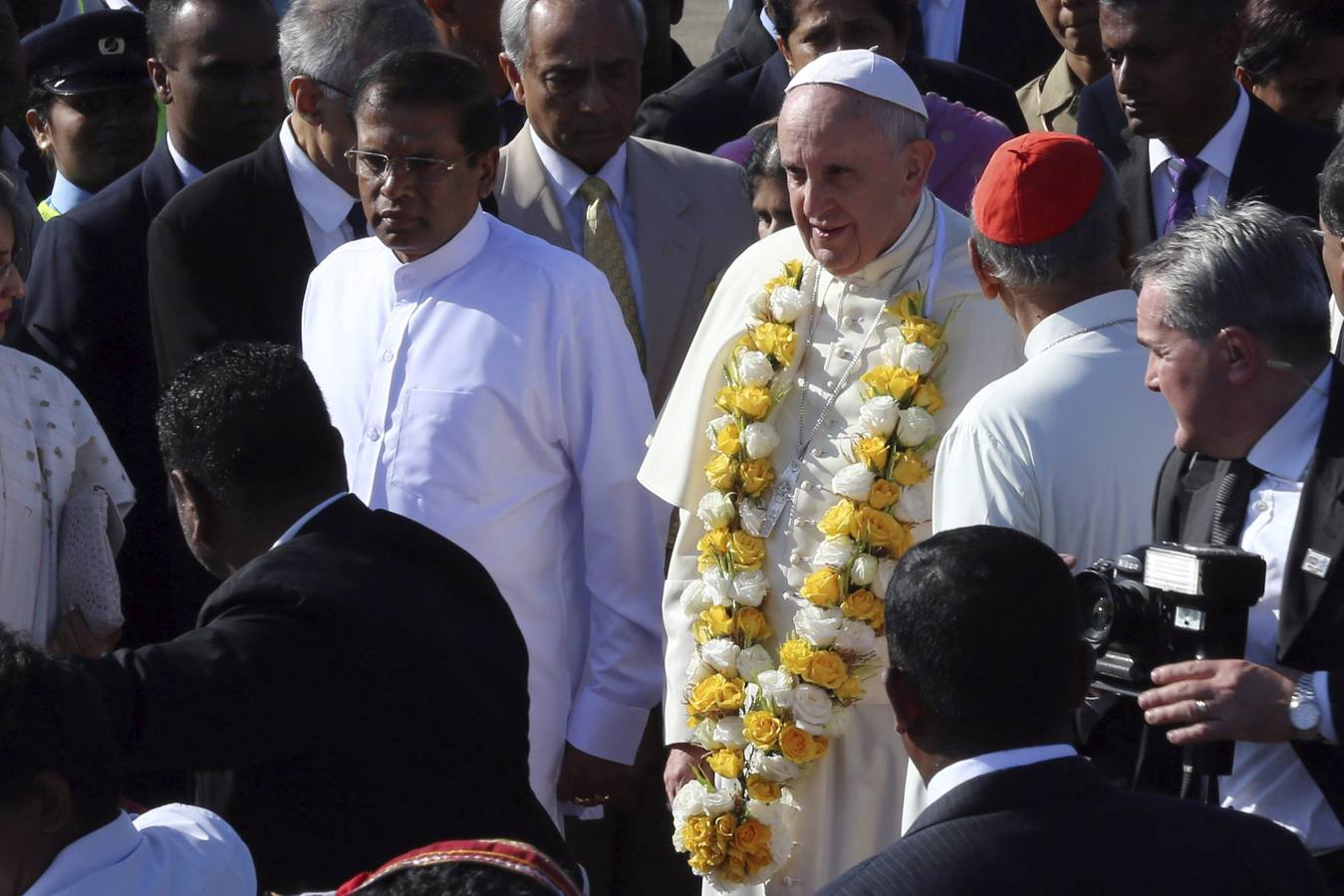 El Papa visita Sri Lanka