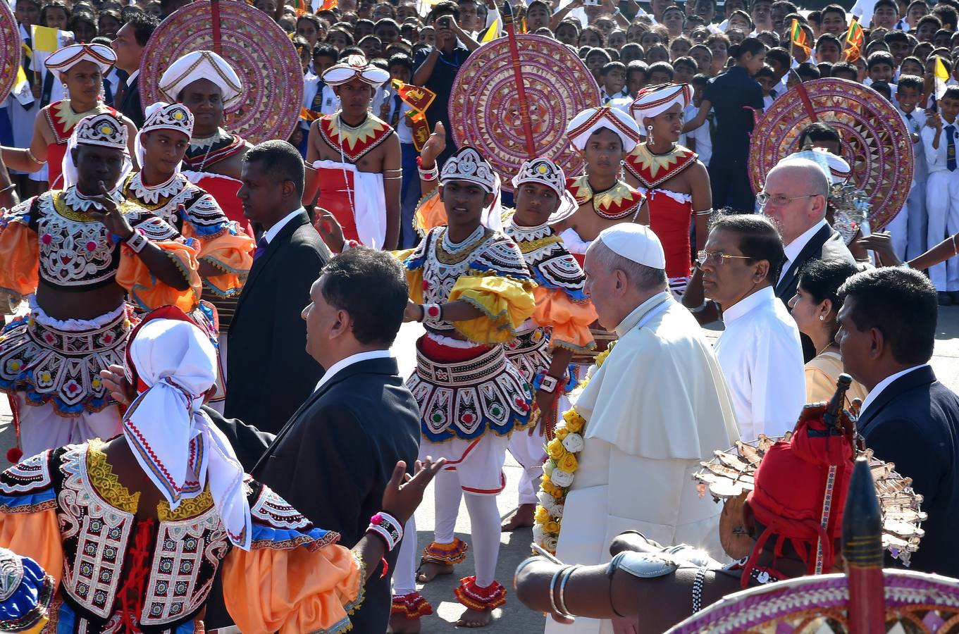 El Papa visita Sri Lanka