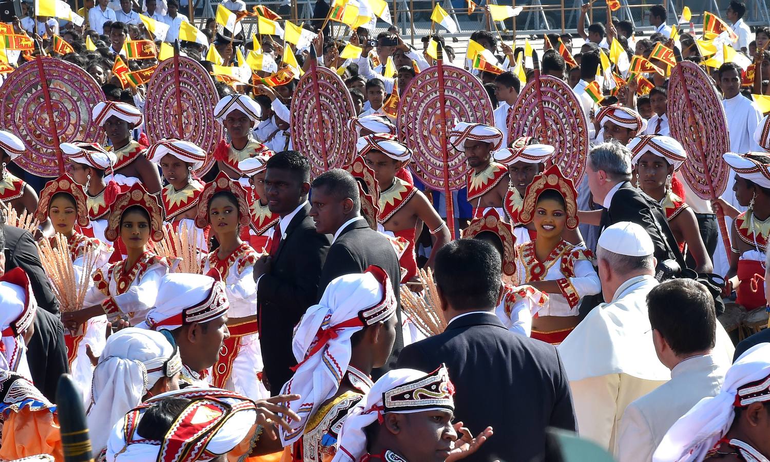 El Papa visita Sri Lanka