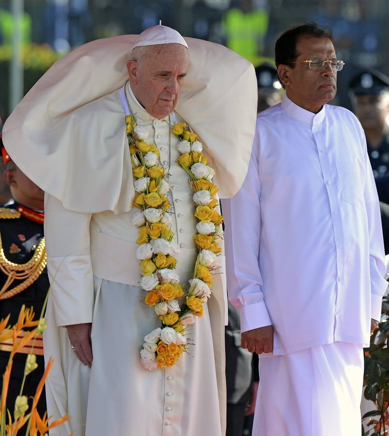 El Papa visita Sri Lanka