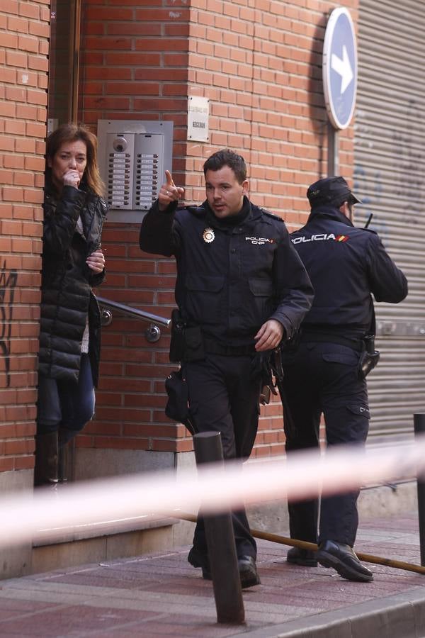 Dos intoxicados en el incendio de un piso en Murcia