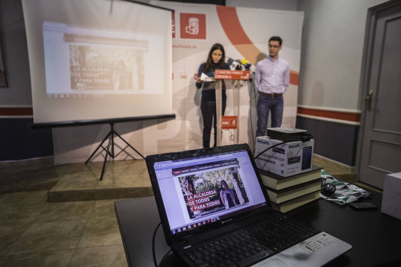 Presentación de la página web del PSOE de Orihuela