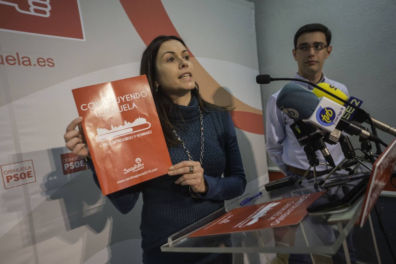 Presentación de la página web del PSOE de Orihuela