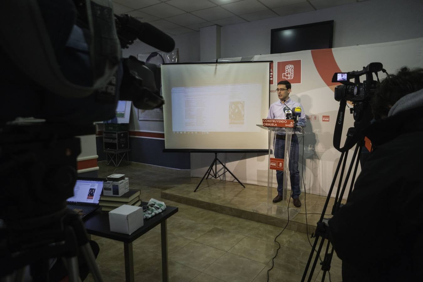 Presentación de la página web del PSOE de Orihuela