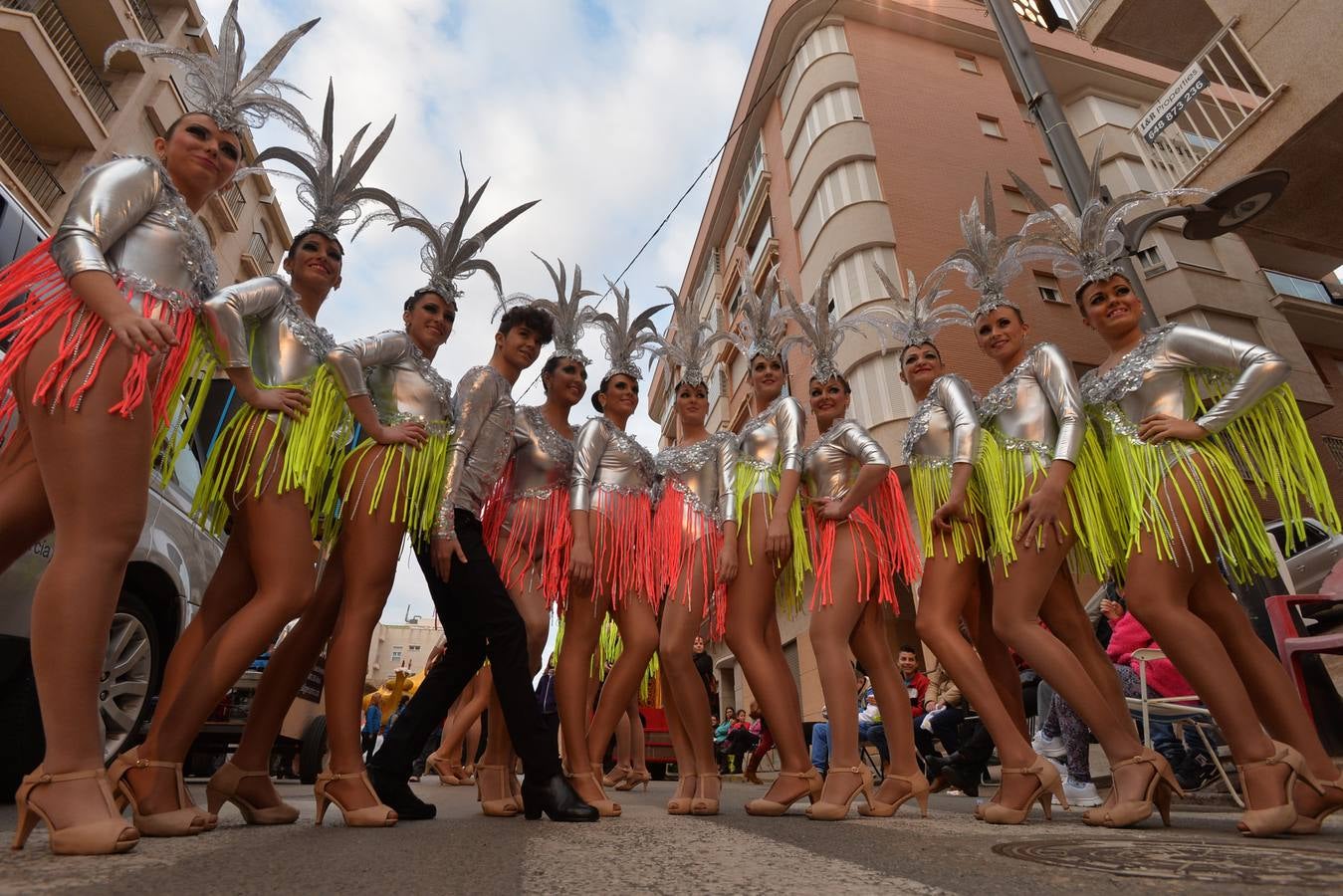 Desfile de las comparsas foráneas en Águilas