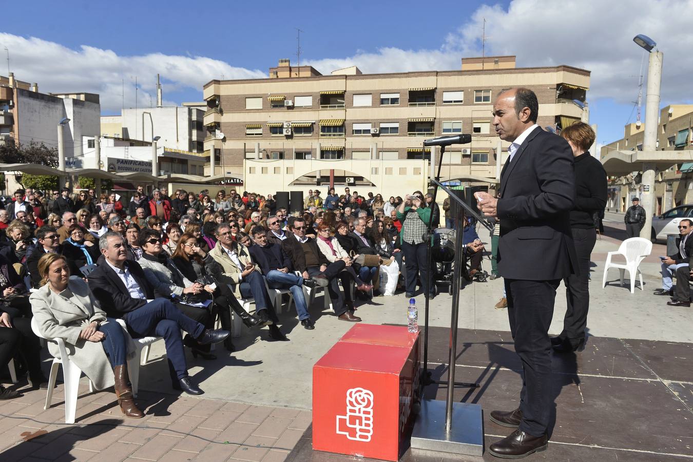 Carme Chacón presenta la candidatura de Pedro López