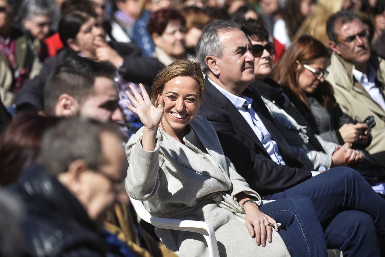 Carme Chacón presenta la candidatura de Pedro López