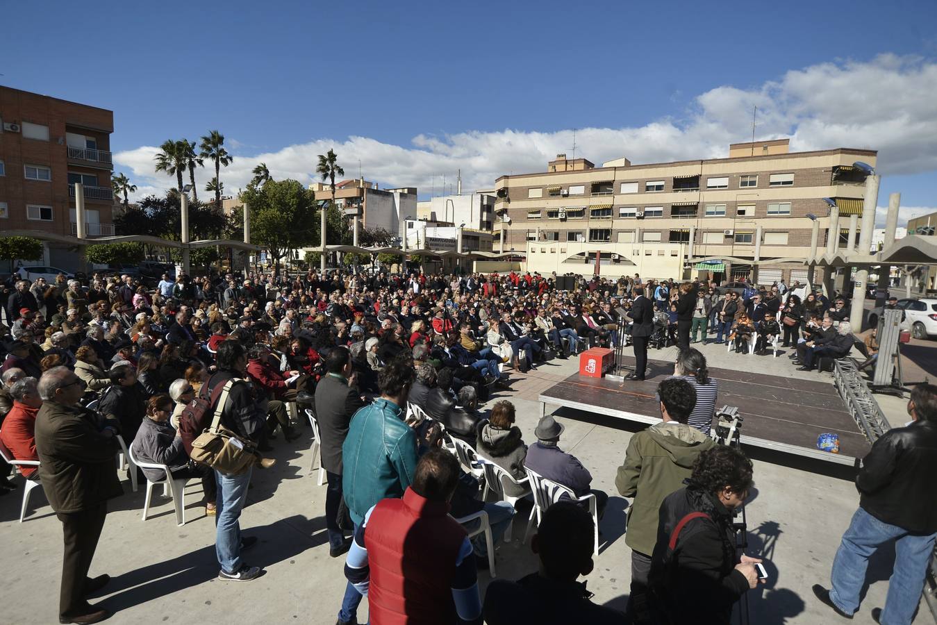 Carme Chacón presenta la candidatura de Pedro López