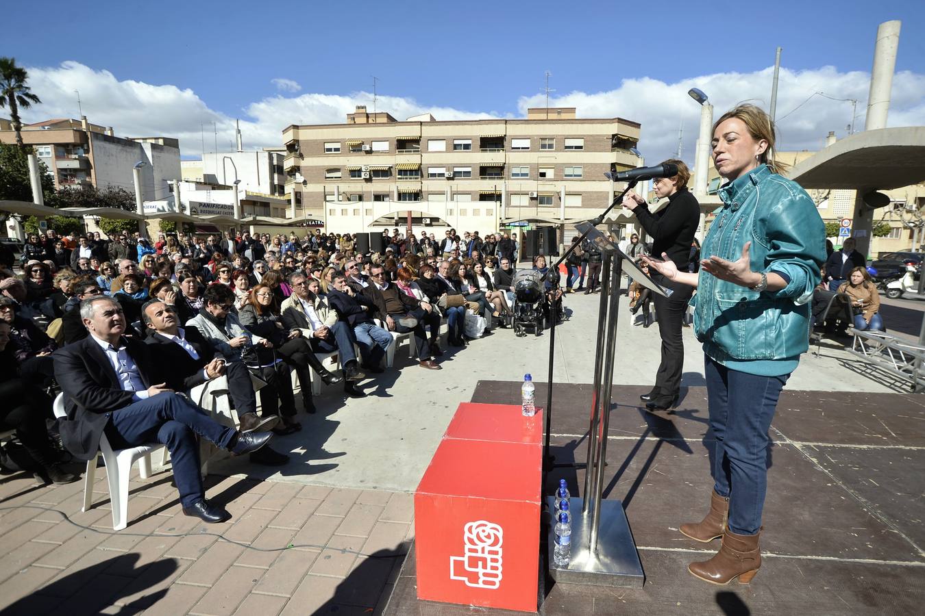 Carme Chacón presenta la candidatura de Pedro López