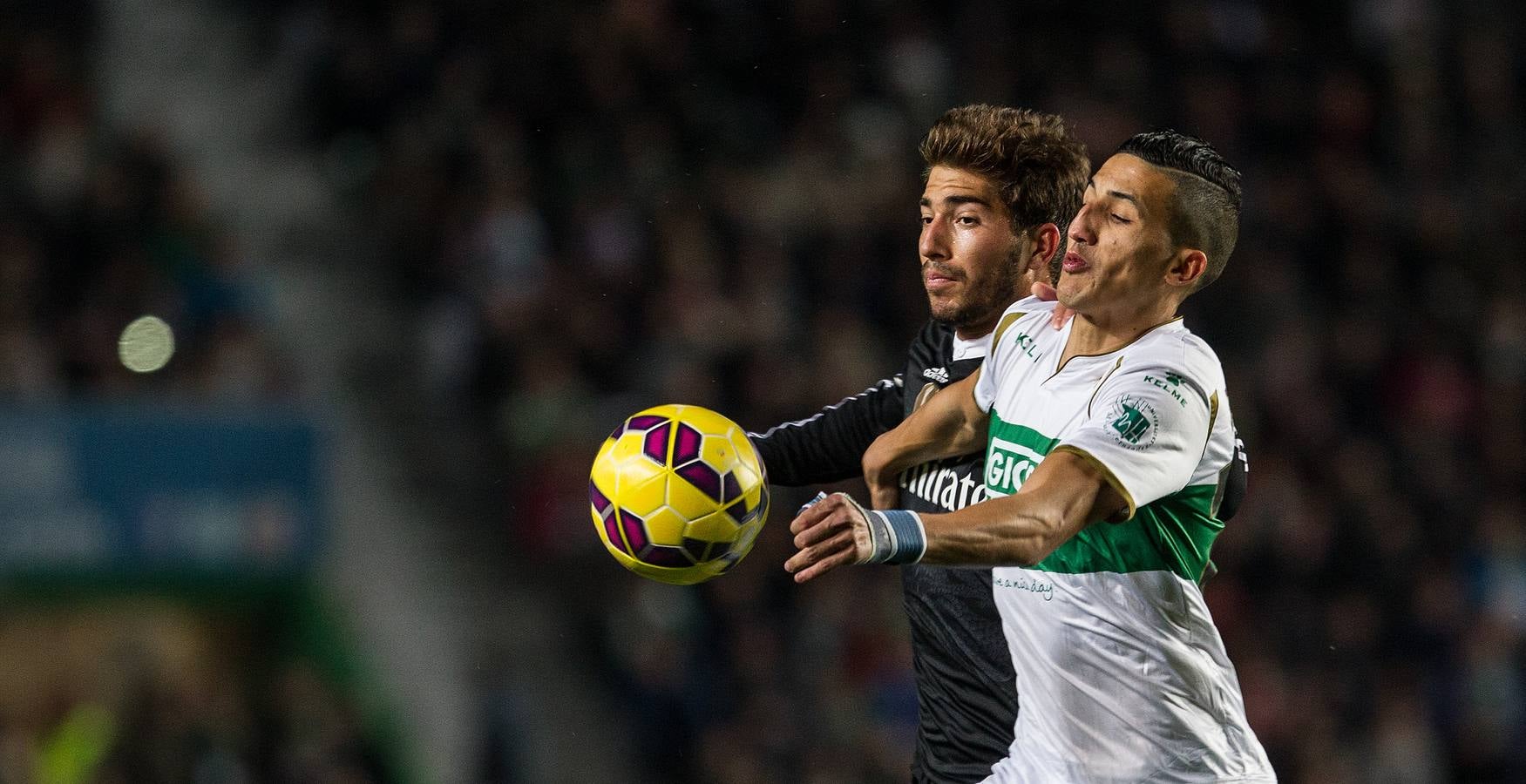 Partido entre el Elche y el Real Madrid