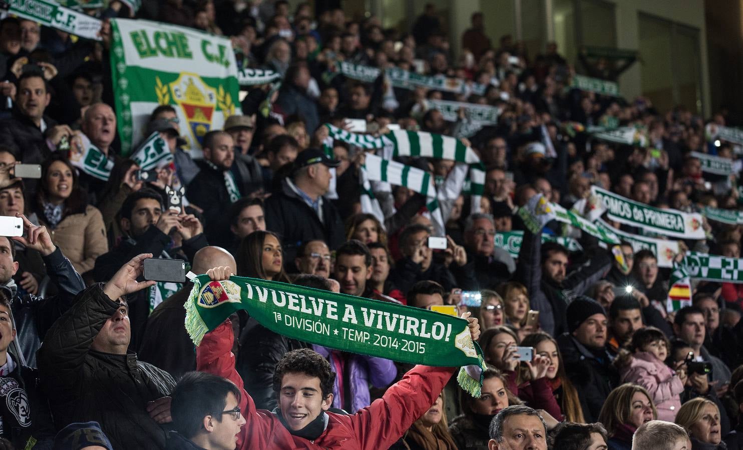 Partido entre el Elche y el Real Madrid