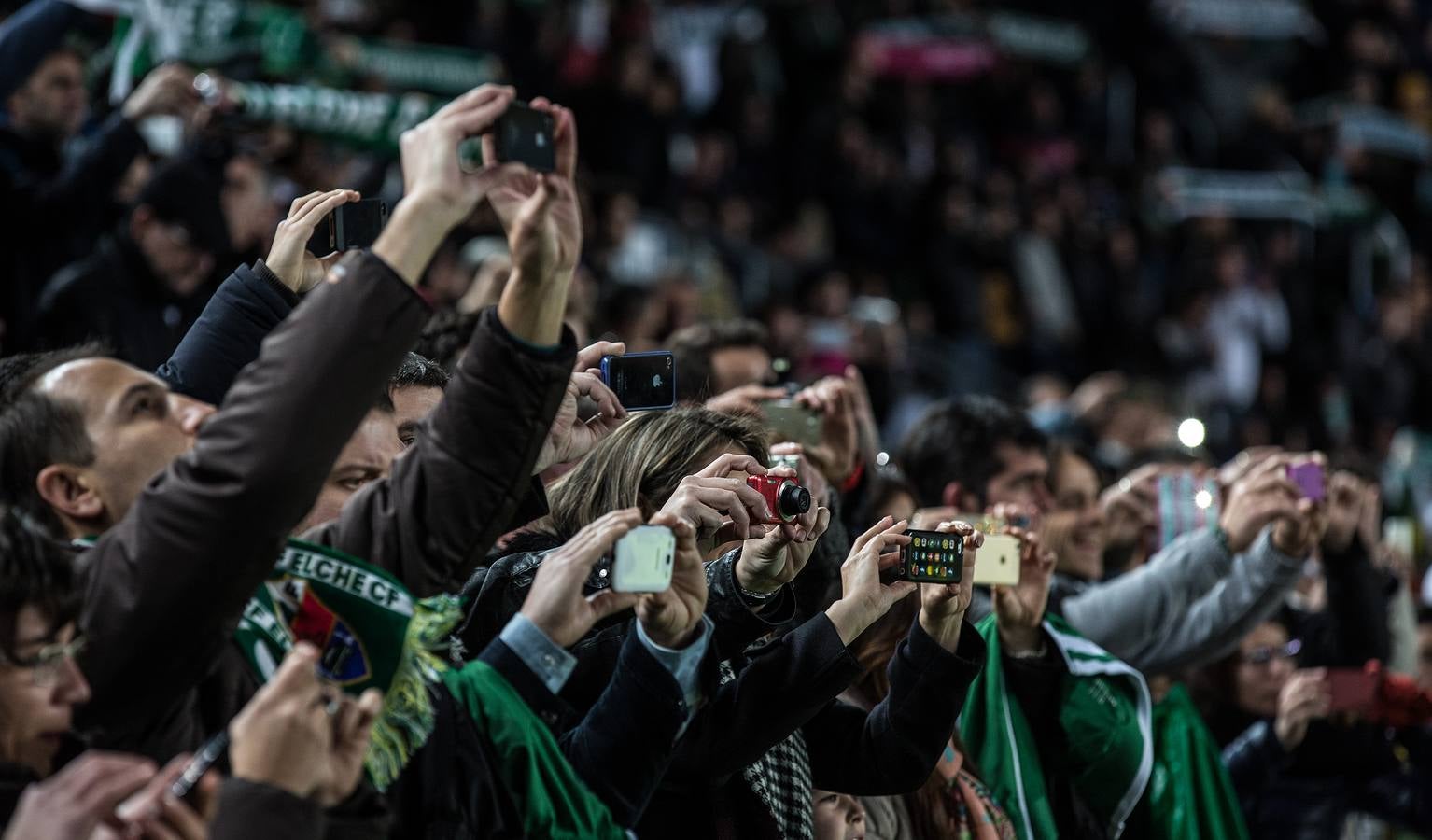 Partido entre el Elche y el Real Madrid