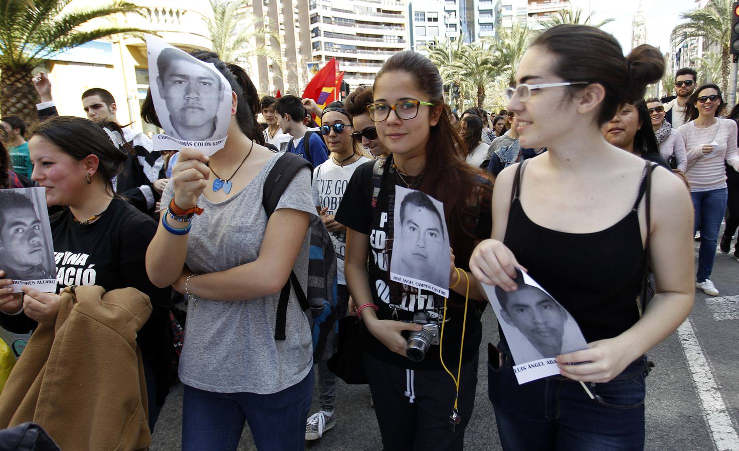 Huelga de universitarios en Alicante