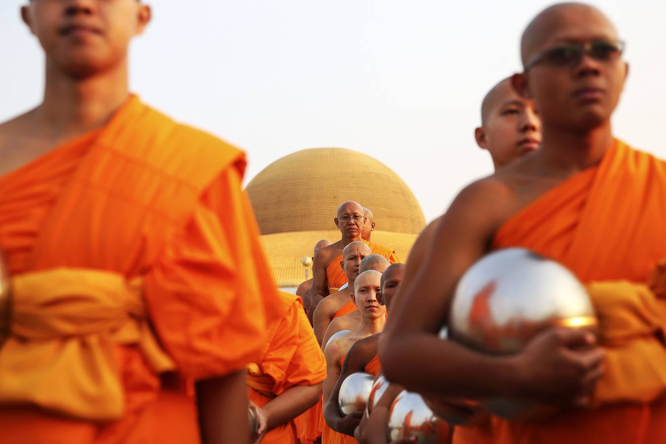 Festividad del Makha Bucha en Tailandia