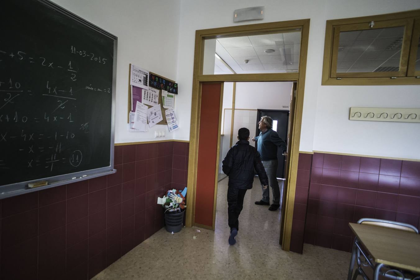 Simulacro de incendio en el instituto de Callosa